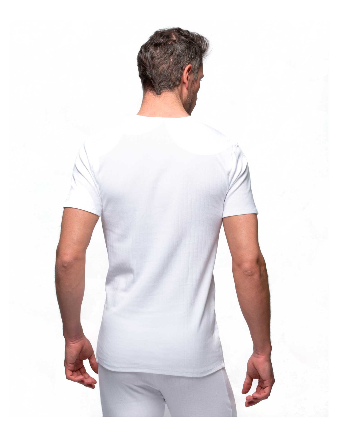 Camiseta térmica interior hombre cuello pico Impetus