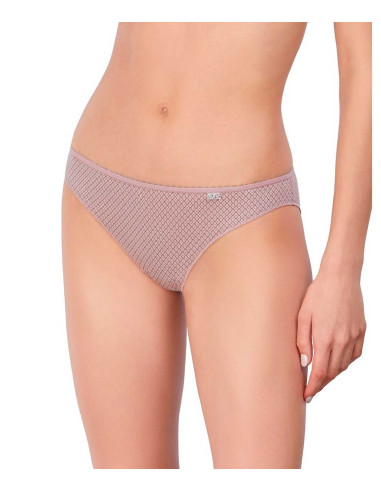 Braga bikini estampada algodón