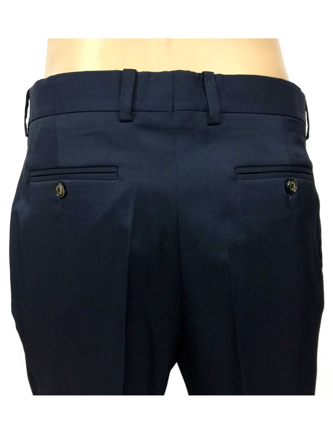 Pantalón clásico de hombre fino