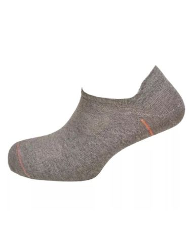 Calcetín deportivo invisible para hombre. Gris.