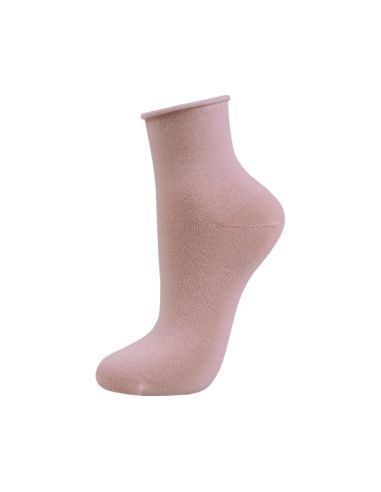 Calcetines sin costuras de verano para mujer. Rosa.