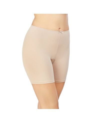 Culotte largo microfibra sin costuras. Blanco