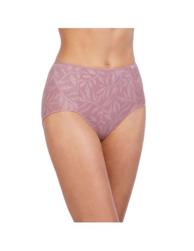 Braguita tipo culotte para mujer. Detalle frontal.