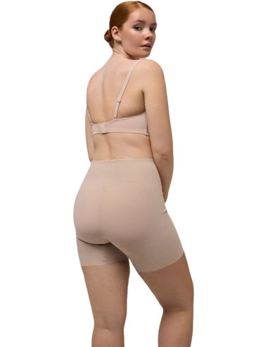 Faja panty reductora de corte láser para mujer. Detalle dorsal.