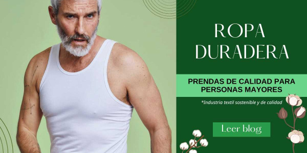 Ropa sostenible, duradera y de calidad para personas mayores